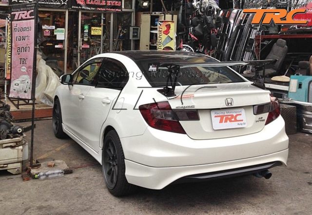 สปอยเลอร์หลัง CIVIC 2012 ทรง JS CABON 